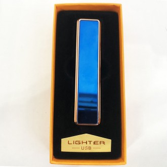 Зажигалка спиральная USB ZGP-1. DV-751 Цвет: синийЗажигалка спиральная USB ZGP 1. . фото 6