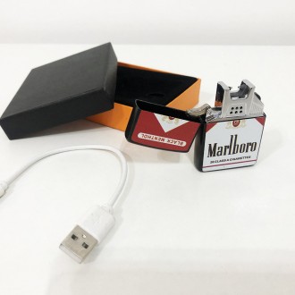 Электрозажигалка дуговая от USB (ZGP 21 Мальборо) сенсорная зажигалка EH-280 на . . фото 10