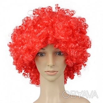 Парик Клоуна (красный) Карнавальные парики – это великолепный реквизит для. . фото 1