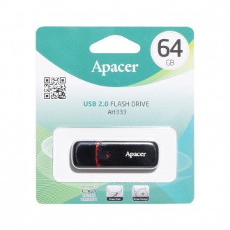 USB Flash Drive Apacer AH333 64gb - это легкое, быстрое и удобное устройство для. . фото 3