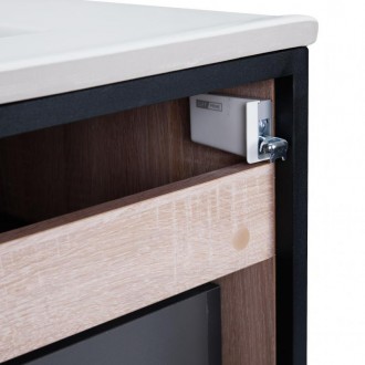 Комплект Qtap Taurus 800х580х437 Whitish oak Підвісна тумба + раковина урізна QT. . фото 8