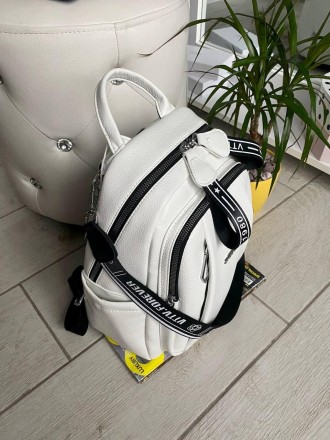 Рюкзак-сумка Kengo Color нa 2 отделa
 Фурнитура - серебро, размеры 26*33*13 см, . . фото 7