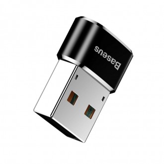 Переходник Baseus Female Type-C to USB представляет собой миниатюрный адаптер, к. . фото 8