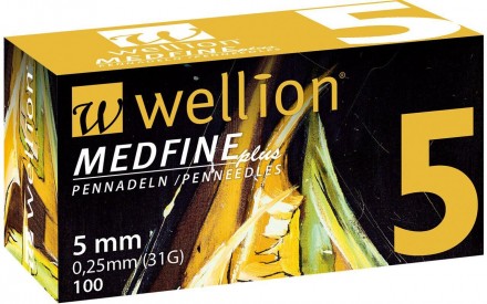 Иглы для инсулиновых шприц-ручек Wellion MEDFINE plus: Иглы для инсулиновых шпри. . фото 2