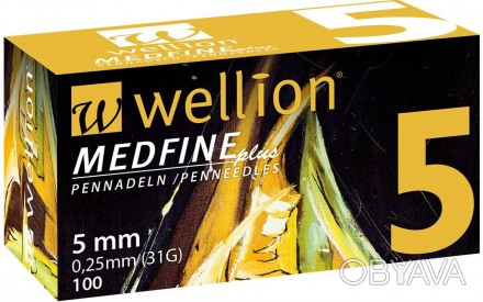 Иглы для инсулиновых шприц-ручек Wellion MEDFINE plus: Иглы для инсулиновых шпри. . фото 1