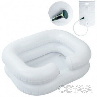Ванночка для мытья головы с резервуаром и лейкой OSD-F-1002 Надувная ванночка из. . фото 1