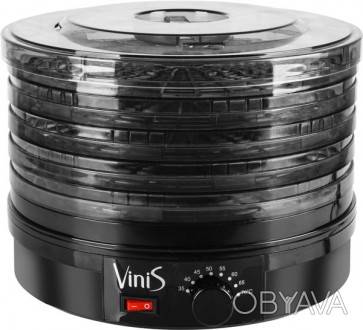Сушилка для овощей и фруктов Vinis VFD-361B мощностью 360 Вт позволяет быстро за. . фото 1