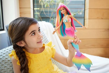 Приготуйтесь до кольорової трансформації ляльки-русалоньки Barbie! Лялька має яс. . фото 6