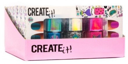 Набір лаків для нігтів Русалонька Create IT! 3 шт.арт.84134. Рогатин. фото 1 Набір лаків для нігтів Русалонька Create IT! 3 шт.арт.84134. Рогатин. фото 1