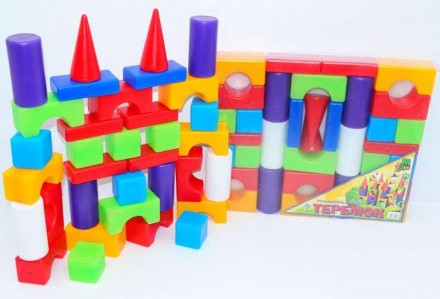Блочный конструктор M-TOYS Теремок- это замечательная развивающая игрушка для Ва. . фото 2