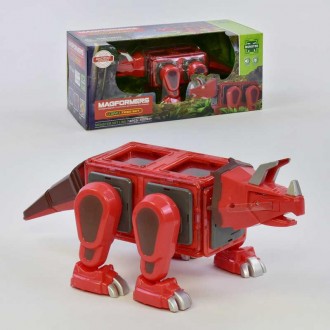 Детский магнитный конструктор Magformers Динозавр LQ 623 18 деталей Красный (2-L. Киев. фото 1 Детский магнитный конструктор Magformers Динозавр LQ 623 18 деталей Красный (2-L. Киев. фото 1