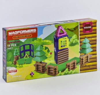 Детский магнитный конструктор Magformers Домик LQ 633 18 деталей Разноцветный (2. Киев. фото 1 Детский магнитный конструктор Magformers Домик LQ 633 18 деталей Разноцветный (2. Киев. фото 1