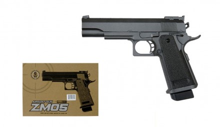 Пистолет металлический CYMA ZM05 с пульками Черный (ZM05). Киев. фото 1 Пистолет металлический CYMA ZM05 с пульками Черный (ZM05). Киев. фото 1