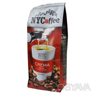 Кофе в зернах New York Coffee Crema —  обладает насыщенным ароматом и сбалансиро. . фото 1