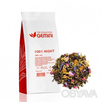 Чай рассыпной Gemini Tea Collection 1001 Night - изысканная смесь черного цейлон. . фото 1