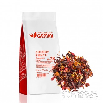 Чай фруктовый Gemini Tea Collection Вишневый пунш (Cherry Punch) - это яркая сме. . фото 1