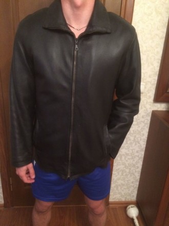 Кожанная теплая мужская куртка размер-50.. Одеса. фото 1