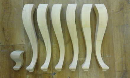 Изящная фигурная мебельная ножка из дерева, классической формы "кабриоль&qu. . фото 9