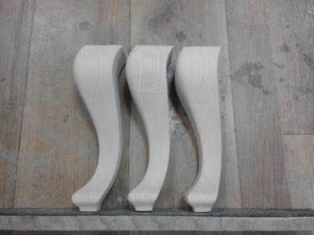 Изящная фигурная мебельная ножка из дерева, классической формы "кабриоль&qu. . фото 10