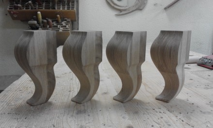 Изящная фигурная мебельная ножка из дерева, классической формы "кабриоль&qu. . фото 13