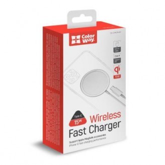 Беспроводное зарядное устройство СolorWay MagSafe Charger 15W for iPhone - предн. . фото 6