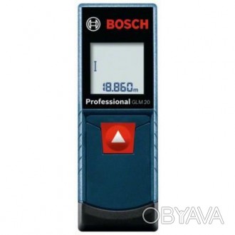 Лазерный дальномер Bosch GLM 20 0.601.072.E00 помогает измерять расстояния до 20. . фото 1