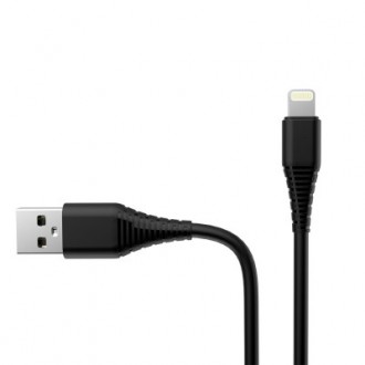 Зарядное устройство ColorWay 1USB Quick Charge 3.0 (18W) black + cable Lightning. . фото 4
