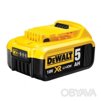 Аккумулятор к электроинструменту DeWALT 18 В; 5 Ач; время зарядки 50 мин; вес 0.. . фото 1