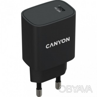 Зарядное устройство Canyon PD 20W (CNE-CHA20B02). . фото 1
