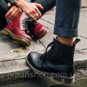 ОРИГІНАЛ! Черевики Dr.Martens 1460 Navy Smooth DM10072410 (41 розмір) сині. Март. . фото 3