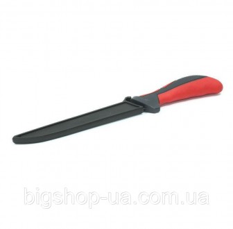 Отличный филейный нож из нержавеющей стали для разделки рыбы, комплектуется ножн. . фото 3