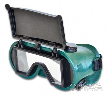 Артикул: 16-530
Зварювальні окуляри з прямокутним склом Technics. Виготовлені з . . фото 1