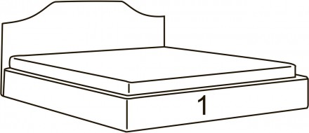 Кровать Моника с матрасом Modern (Модерн)Подробнее посмотреть варианты тканей мо. . фото 5
