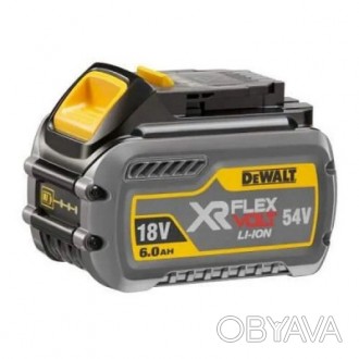 Аккумулятор к электроинструменту DeWALT 18 В/54 В; 6 Ач/2 Ач; время зарядки 60 м. . фото 1