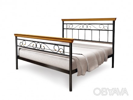 Двуспальная кровать Эсмеральда Wood 180х190 Метакам (Metakam)Вид товара - Кроват. . фото 1