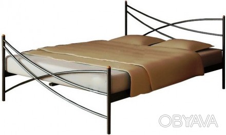 Кровать двуспальная Лиана 1 180х200 Метакам (Metakam)Вид товара - Кровати.Тип то. . фото 1