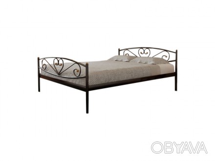 Кровать Milana с изножьем 180х200 Метакам (Metakam)Тип товара - с изголовьем, ме. . фото 1