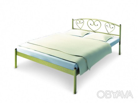 Полуторная кровать Дарина 120х190 Метакам (Metakam)Тип товара - с изголовьем, ме. . фото 1
