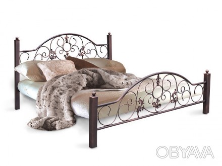 Кровать Жозефина 140х200 Металл-Дизайн (Metall-Disign)Вид товара - Кровати.Тип т. . фото 1