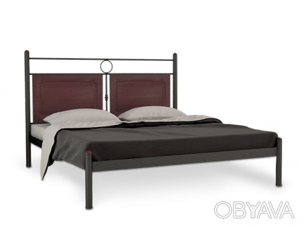 Кровать Николь 140х190 Металл-Дизайн (Metall-Disign)Тип товара - с изголовьем, м. . фото 1