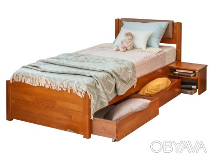 Кровать Лика Люкс с мягкой спинкой и ящиками 160 Олимп (Olimp)Кровать Лика Люкс . . фото 1