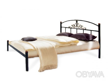 Кровать Касандра 160х200 Металл-Дизайн (Metall-Disign)Тип товара - с изголовьем,. . фото 1