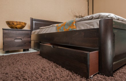 Кровать Марго филенка с ящиками 80 Олимп (Olimp)Деревянная кровать Марго с филен. . фото 3