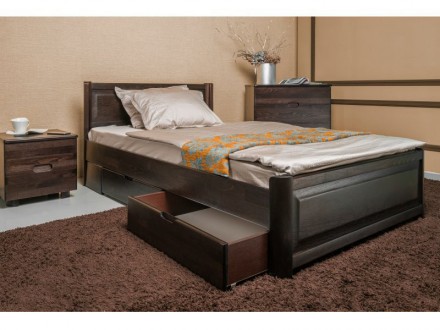 Кровать Марго филенка с ящиками 80 Олимп (Olimp)Деревянная кровать Марго с филен. . фото 4