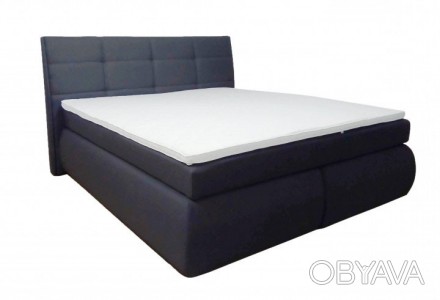Кровать Саванна 160x200 графит Прогресс (Progress)BOXSPRING- cистема для сна, со. . фото 1