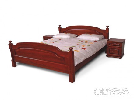 Кровать Прима дуб 160х200 ТеМП-Мебель (TeMP-Mebel)Вид товара - Кровати.Тип товар. . фото 1
