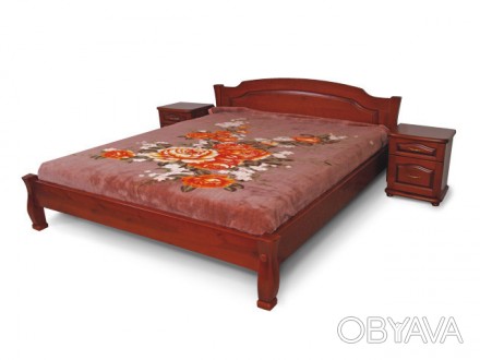 Кровать Лагуна 2 ольха 160х200 ТеМП-Мебель (TeMP-Mebel)Вид товара - Кровати.Тип . . фото 1
