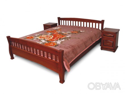 Кровать Верона дуб 160х200 ТеМП-Мебель (TeMP-Mebel)Вид товара - Кровати.Тип това. . фото 1