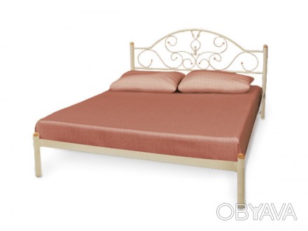 Кровать Анжелика 90х200 Металл-Дизайн (Metall-Disign)Тип товара - с изголовьем, . . фото 1