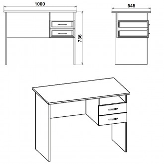 Письмовий стіл Школяр Компаніт - зручна та практична меблі для дому, що характер. . фото 3